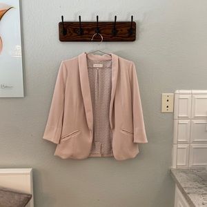 Skies are blue champagne blazer